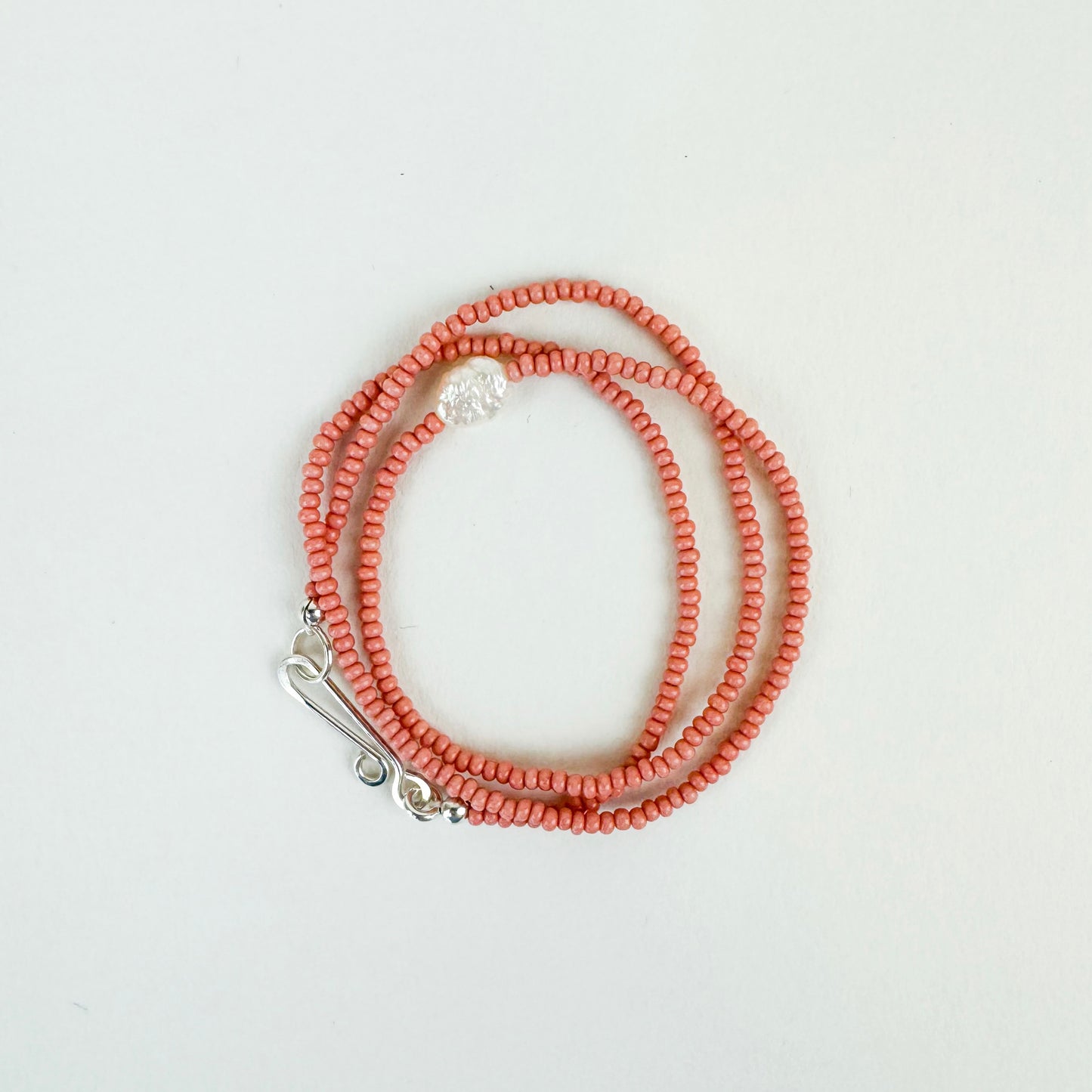 The Khadi Necklace Pink Terra Corra