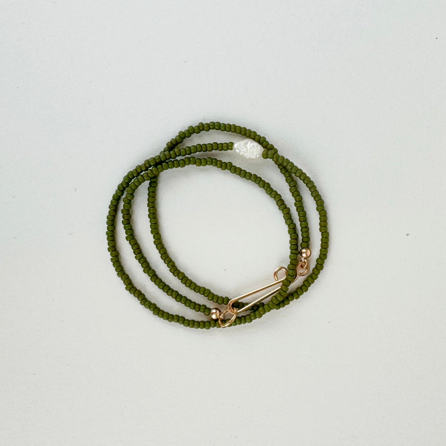 The Khadi Necklace Dark Green