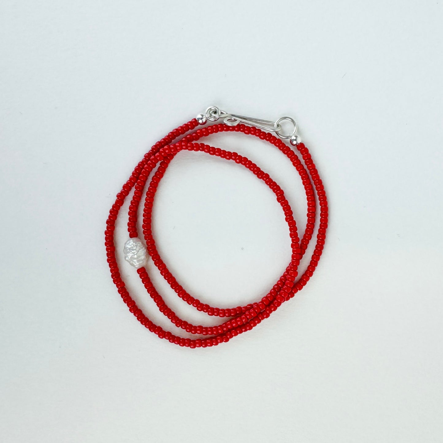 The Khadi Necklace Red