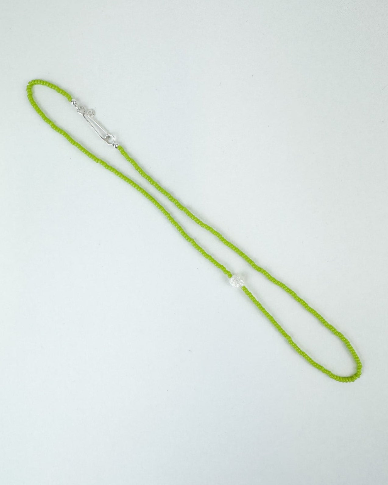 The Khadi Necklace Bright Green