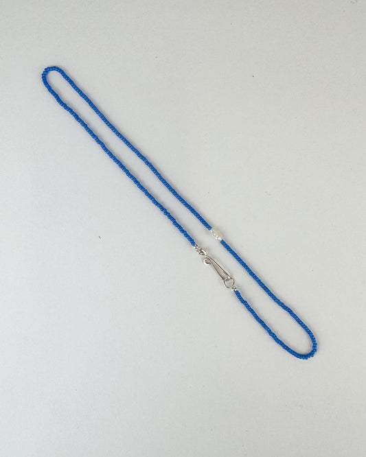 The Khadi Necklace Bright Blue
