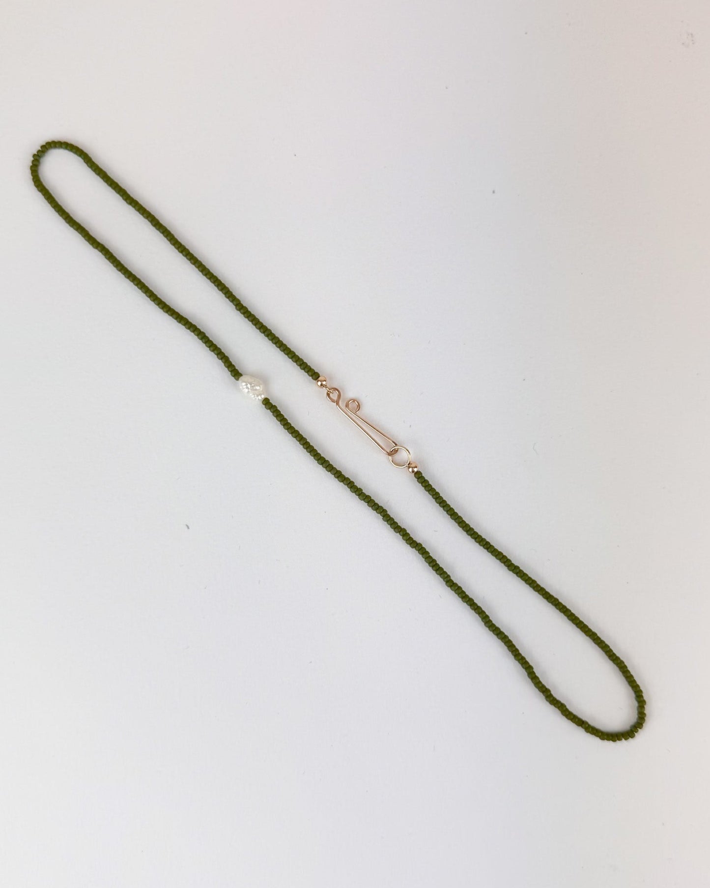 The Khadi Necklace Dark Green