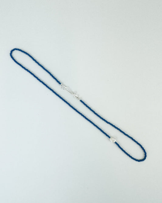 The Khadi Necklace Deep Blue