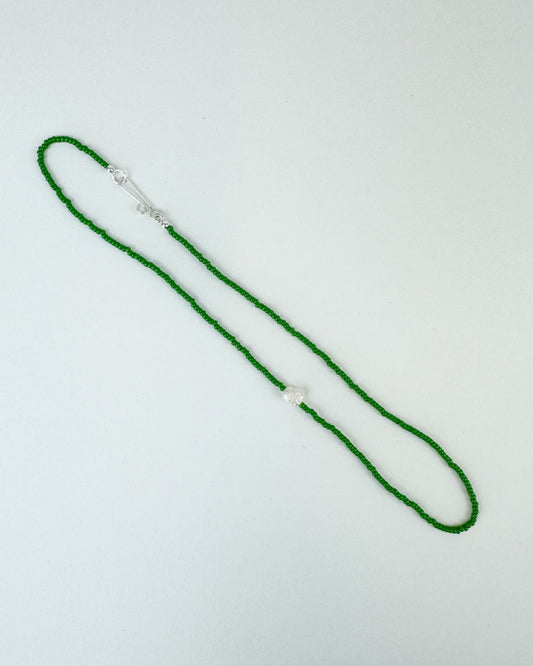 The Khadi Necklace Green