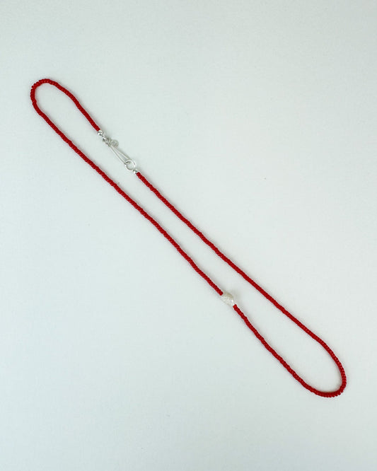 The Khadi Necklace Red