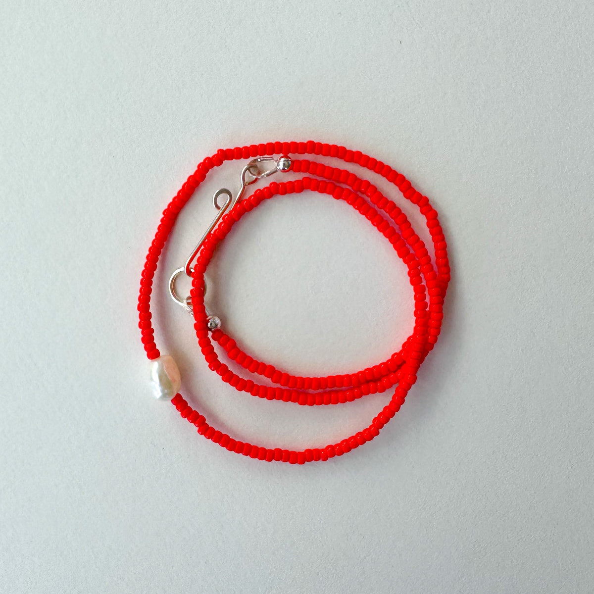 The Khadi Necklace Vermillion