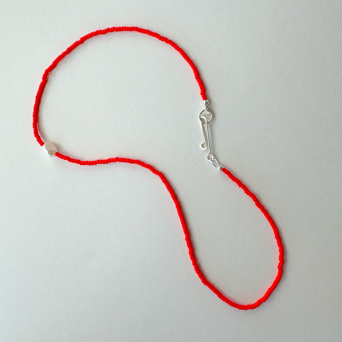 The Khadi Necklace Vermillion