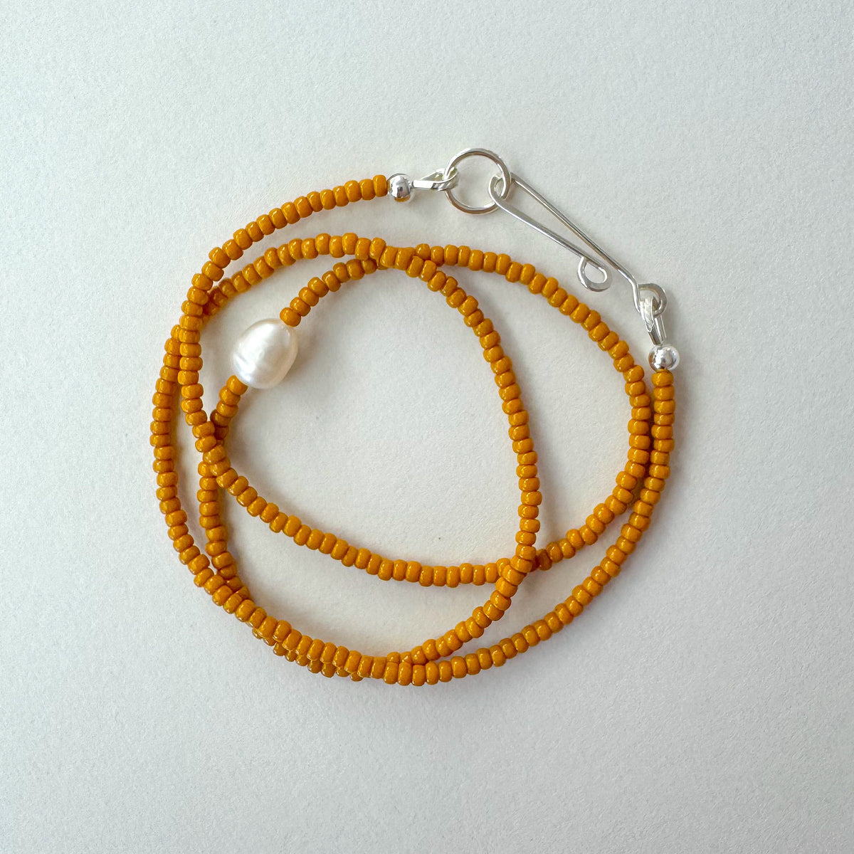The Khadi Necklace Mustard