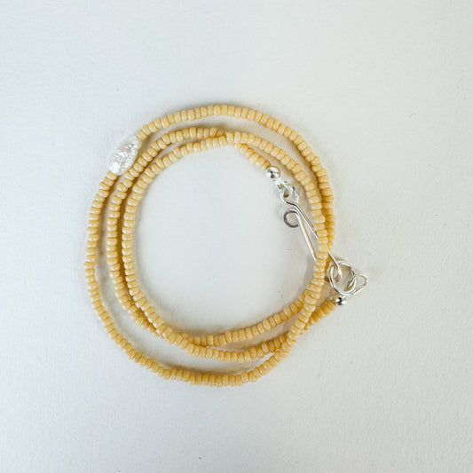 The Khadi Necklace Butter Yellow