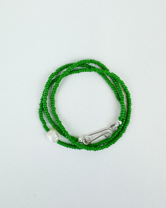 The Khadi Necklace Green